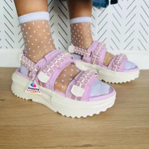 🤩Converse Run Star Utility Platform Chunky Sz 10 Women Sandals Lavender A07545C