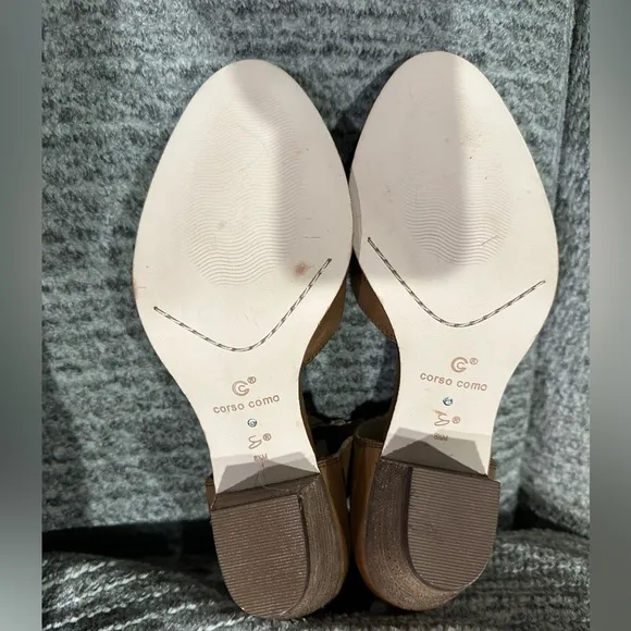 Corso Como camel leather sandals