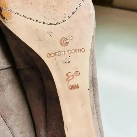Corso Como Suede Wedged Flats