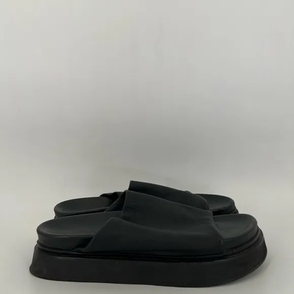 Cos Nappa Leather Platform Slides