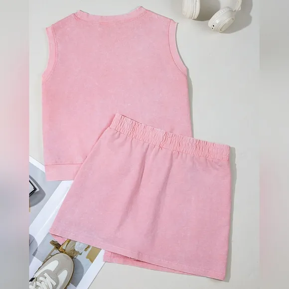 Cotton Candy Crush Skort Set