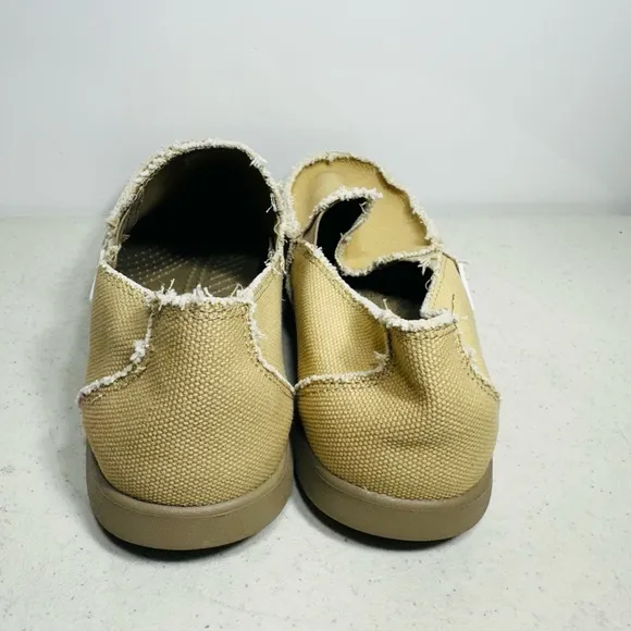 Crocs Loafers Santa Cruz Slip On Canvas Loafers Shoes Mens Sz 8 New