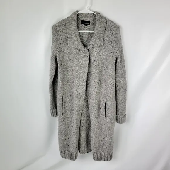 Cynthia Rowley Wool Blend Long Knit Coatigan Sz Small