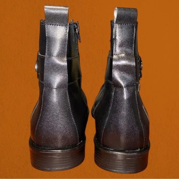 Danessi Men’s Size 10 Black Mexican-made Leather Authentic Ankle Chukka Boots