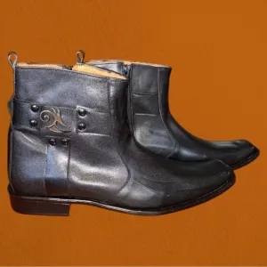 Danessi Men’s Size 10 Black Mexican-made Leather Authentic Ankle Chukka Boots