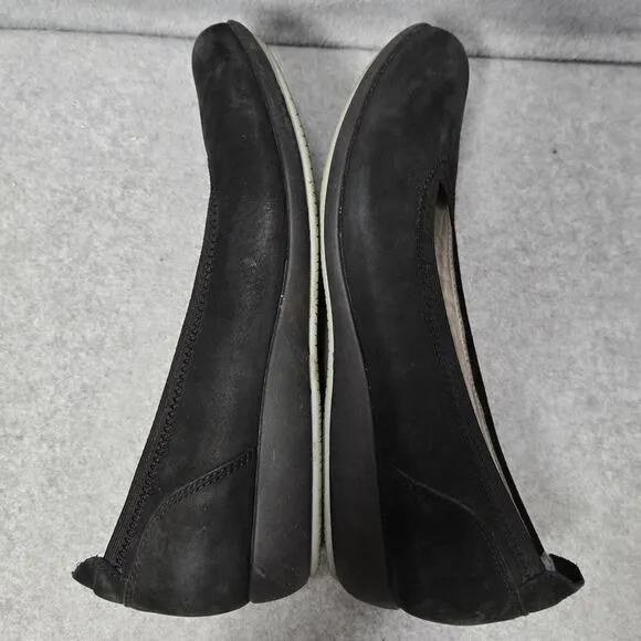 Dansko Black Suede Ballet Flats Size 38