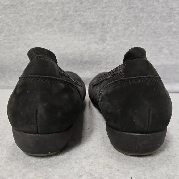 Dansko Black Suede Ballet Flats Size 38