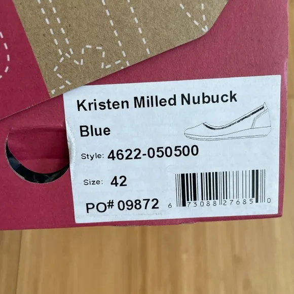 Dansko Blue Suede Flats