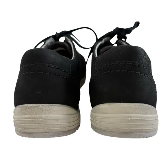 Dansko Leela Black Waterproof Nubuck Lace-Up Sneakers Women's Size 39/ US 8-5-9