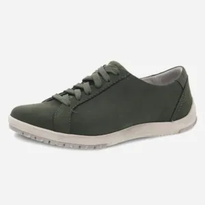 Dansko | Leela Moss Green Suede Casual Sneakers