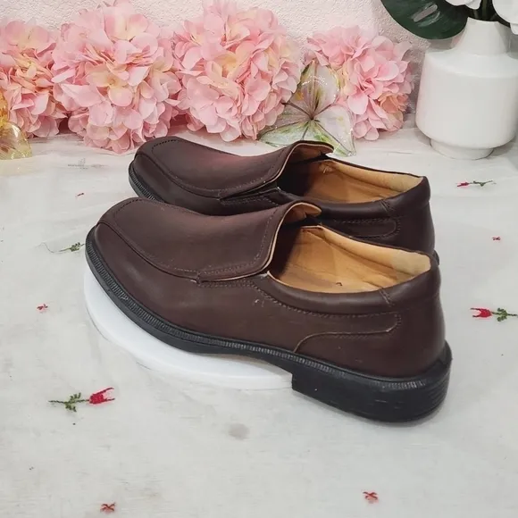 Deer Stag Greenpoint Brown Men's Slip On Loafers Size: 14W