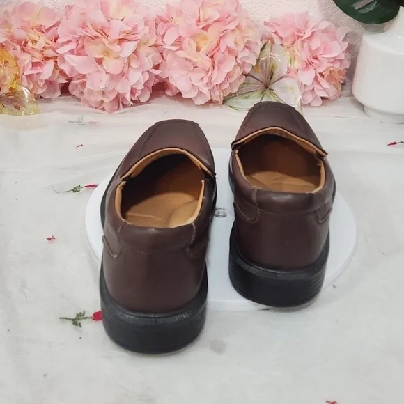 Deer Stag Greenpoint Brown Men's Slip On Loafers Size: 14W