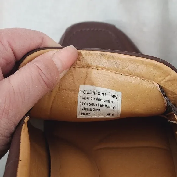 Deer Stag Greenpoint Brown Men's Slip On Loafers Size: 14W