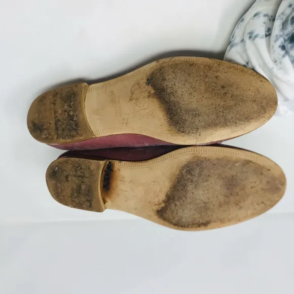 Del Toro Sant Ambroeus Suede Loafer Flats Pink Size 11