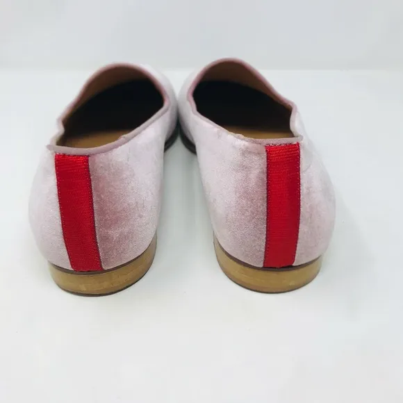 Del Toro Sant Ambroeus Suede Loafer Flats Pink Size 11