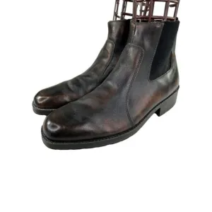 Dexter USA Men's Chelsea Boots US 10.5 M Brown Pull-On Casual Square-Toe Boot