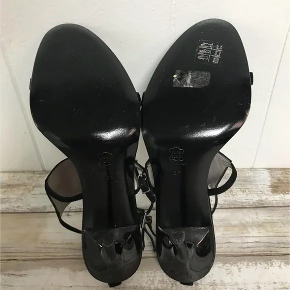 DIEGO DOLCINI BLACK SUEDE LEATHER SANDALS 37