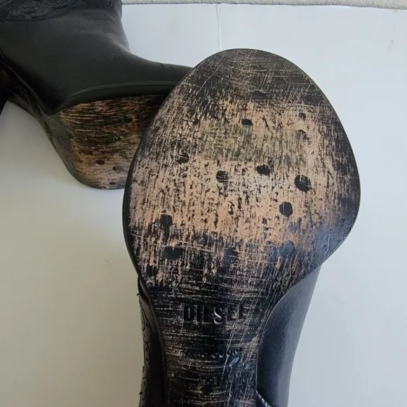Diesel Guadalupy Leather Boots
