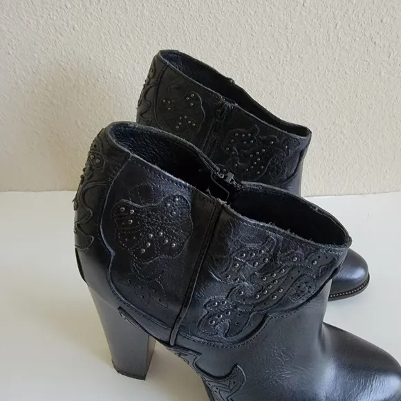 Diesel Guadalupy Leather Boots