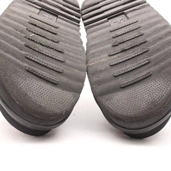 Doc Dr Martens Voss II Black Hydro Women's 6 Leather Backstrap Chunky Sandals