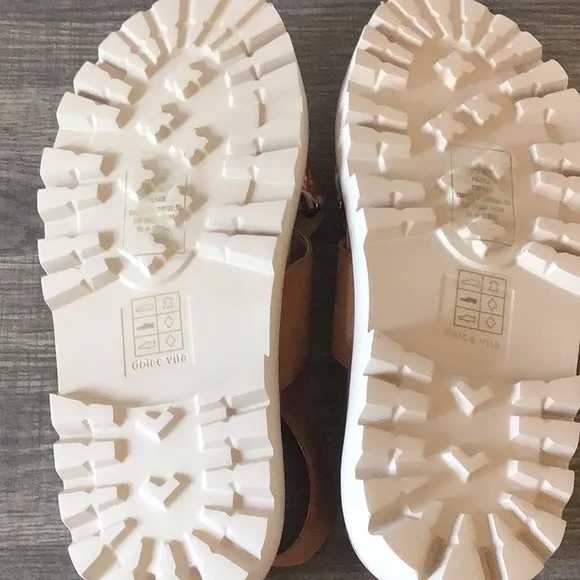 Dolce Vita Caramel Multi Leather Sandals
