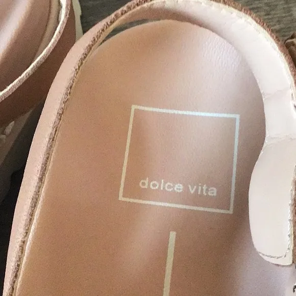 Dolce Vita Caramel Multi Leather Sandals