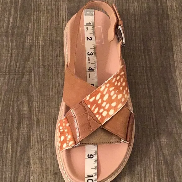 Dolce Vita Caramel Multi Leather Sandals