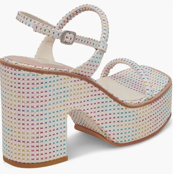 Dolce Vita Multicolor Platform Sandals