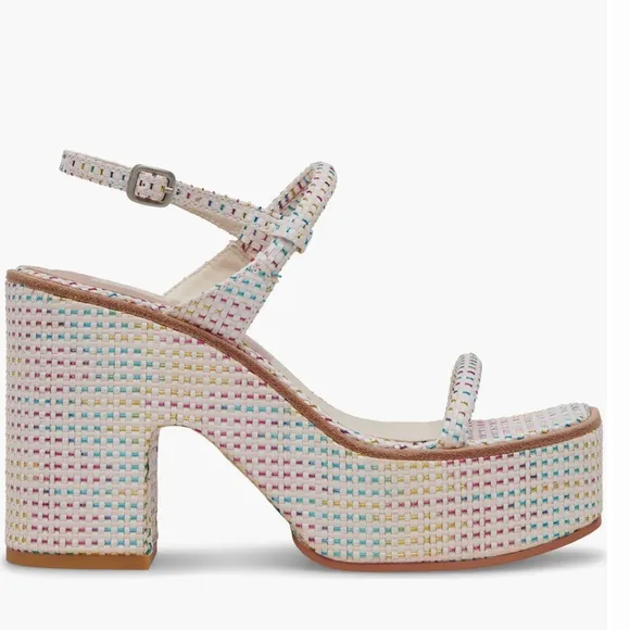 Dolce Vita Multicolor Platform Sandals