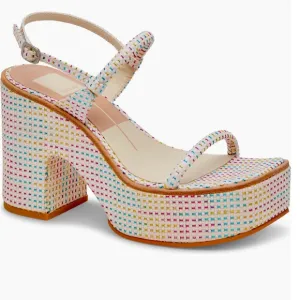 Dolce Vita Multicolor Platform Sandals