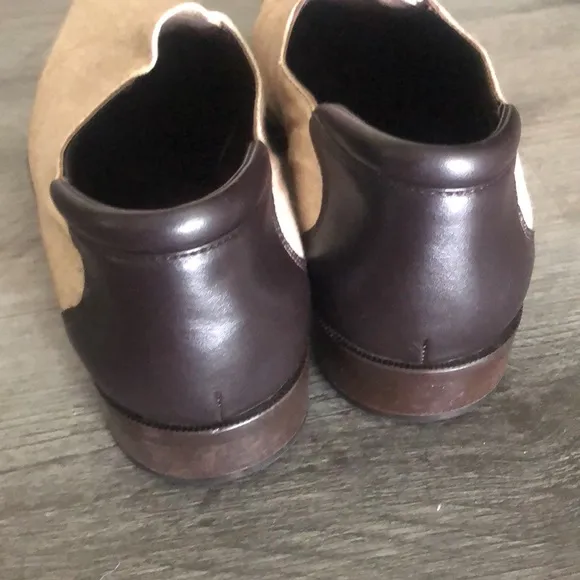 DONALD J. PLINER MENS CANVAS AND LEATHER LOAFERS SIZE 11