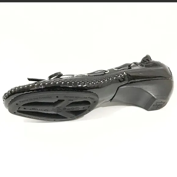 Donald J. Pliner Polly Black Suede Ballet Slip On Flats Designer Luxury