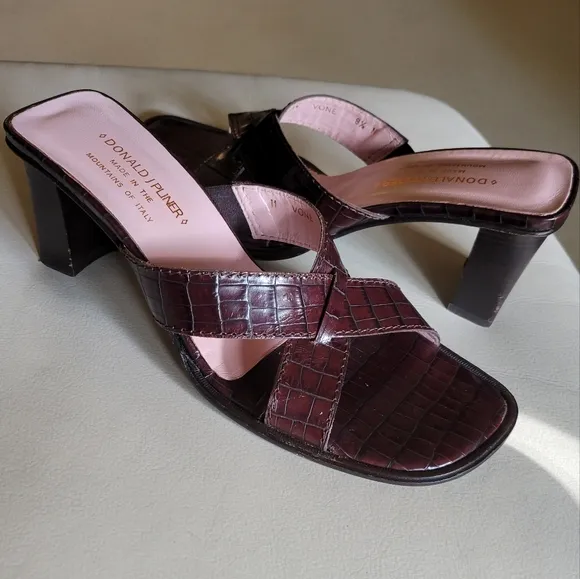 Donald Pliner Mule Sandals Heels