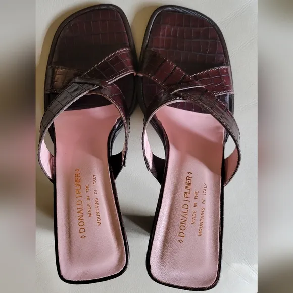 Donald Pliner Mule Sandals Heels
