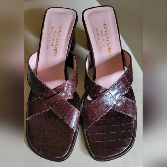 Donald Pliner Mule Sandals Heels