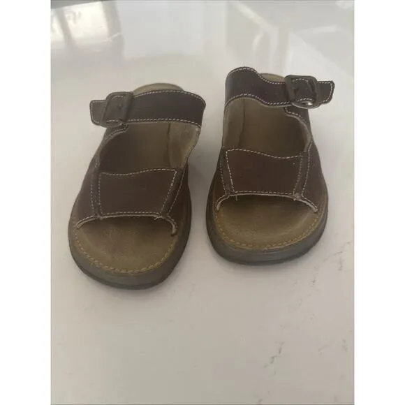 Dr. Doc Martens Vtg Y2K Girls 4 US Women 6 Chunky Platform Leather Buckle Sandal