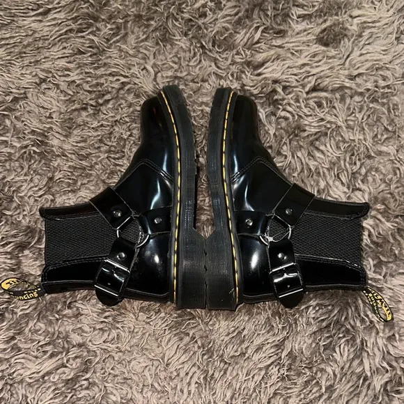 Dr “Doc” Martens Wincox Black Leather Ankle Boots Size 5 NWOT Chelsea Boot