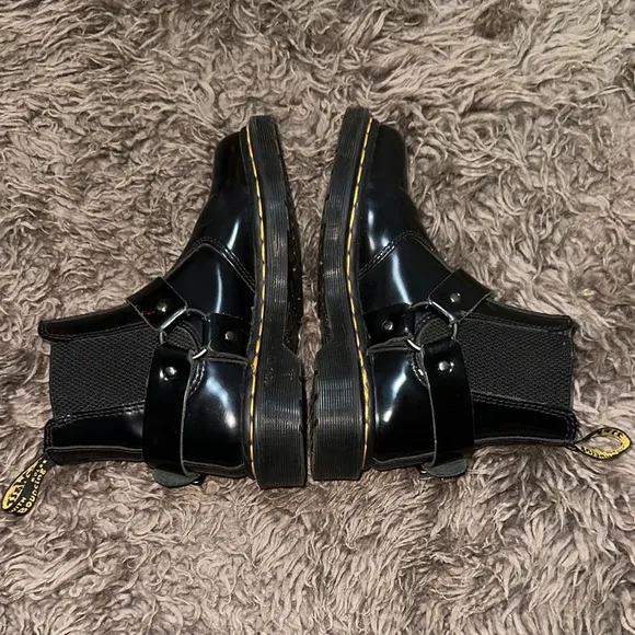 Dr “Doc” Martens Wincox Black Leather Ankle Boots Size 5 NWOT Chelsea Boot