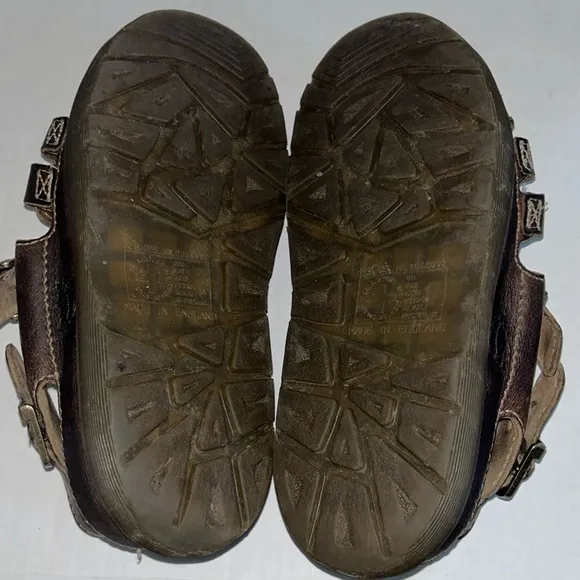 Dr. Marten Brown Fisherman Chunky Sandals - Size 11