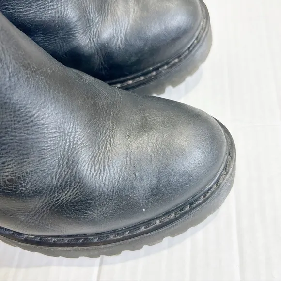 Dr. Marten Magdalena Leather Heeled Chelsea Boots Size EU 38 Size 7 AW004 Black