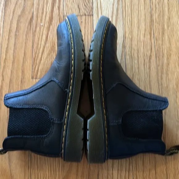 Dr Marten sz 2 black side zip chukka boots good pre owned condition wear shown