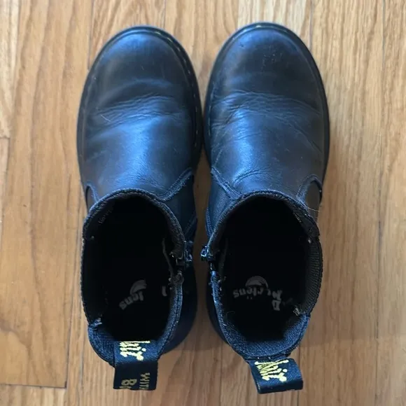 Dr Marten sz 2 black side zip chukka boots good pre owned condition wear shown