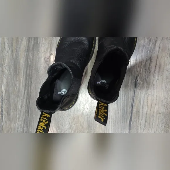Dr. Martens 2976 Black Leather Boots M 6 And L 7