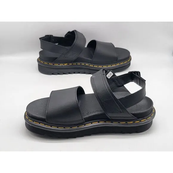 Dr. Martens Air Wair Voss Quad Balck Sandals Womens Size 10