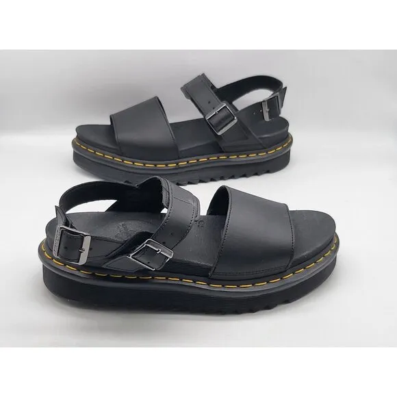 Dr. Martens Air Wair Voss Quad Balck Sandals Womens Size 10