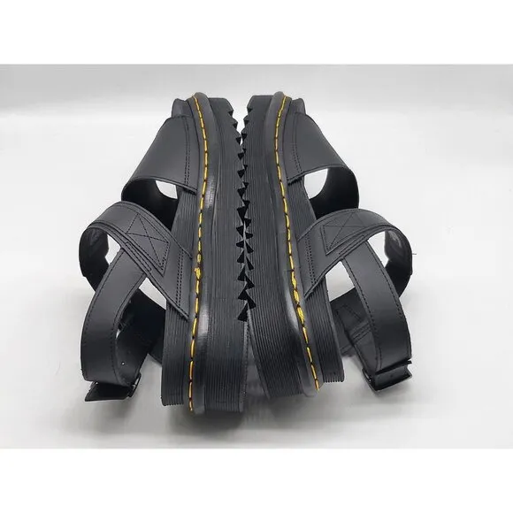 Dr. Martens Air Wair Voss Quad Balck Sandals Womens Size 10