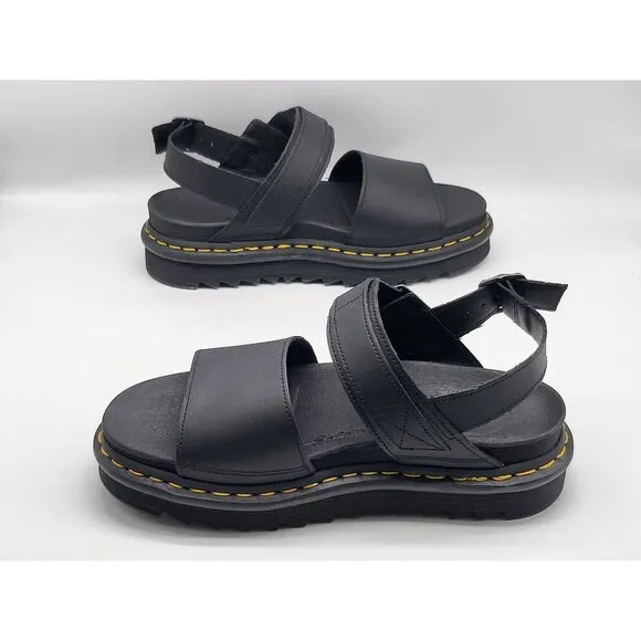 Dr. Martens Air Wair Voss Quad Balck Sandals Womens Size 9