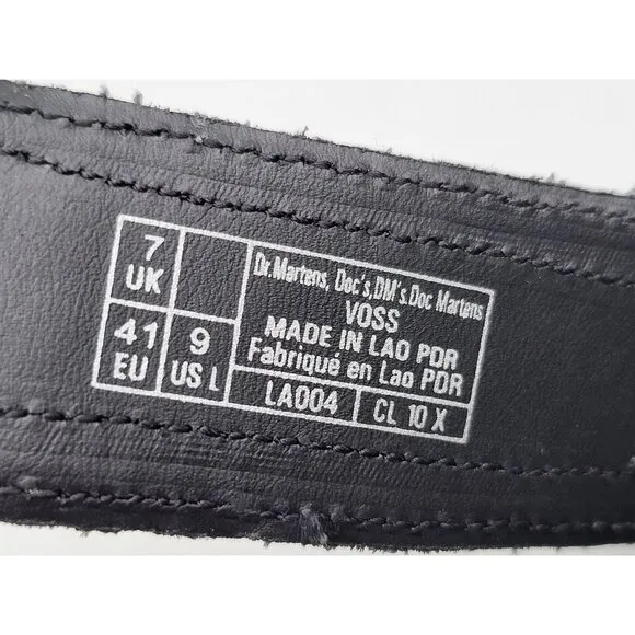 Dr. Martens Air Wair Voss Quad Balck Sandals Womens Size 9