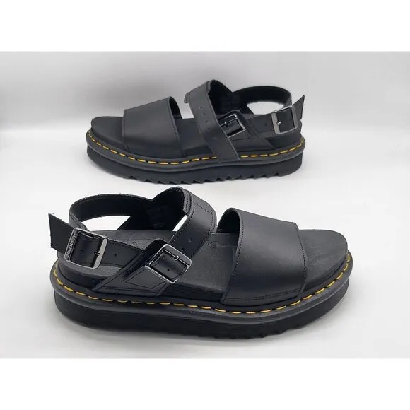 Dr. Martens Air Wair Voss Quad Balck Sandals Womens Size 9