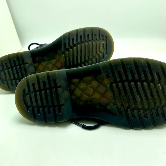 Dr Martens Black Classic Side Zip Lace Up Boots Size 2